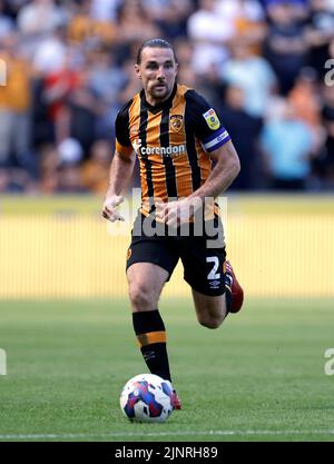 Hull City's Lewis Coyle during the Sky Bet Championship match at the MKM Stadium, Hull. Picture date: Saturday August 13, 2022. Stock Photo