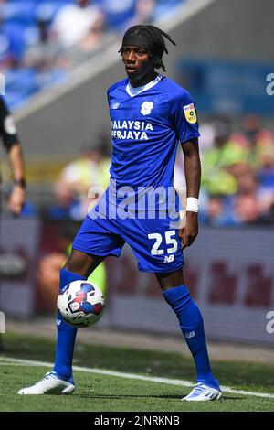 Jaden Philogene-Bidace #25 of Cardiff City during the Sky Bet ...