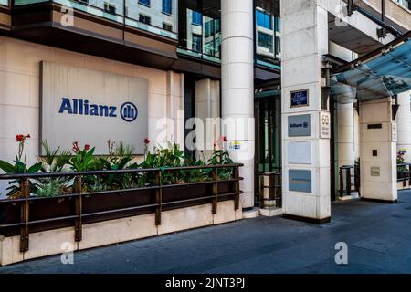 Allianz Insurance London Offices at 60 Gracechurch Street in the City ...