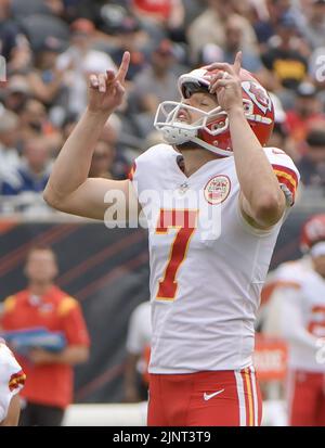 December 18, 2022: Kansas City Chiefs punter Tommy Townsend (5) during a  game between the Kansas City Chiefs and the Houston Texans in Houston, TX.  ..Trask Smith/CSM/Sipa USA(Credit Image: © Trask Smith/Cal