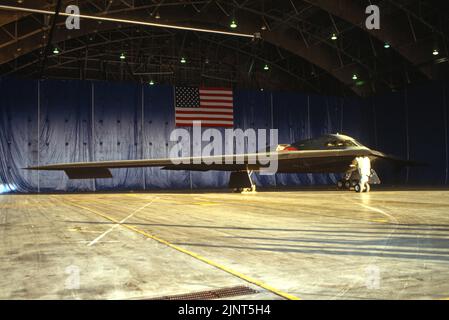 Northrup B-2 Bomber on display at Edwards Air Force Base, Mojave ...
