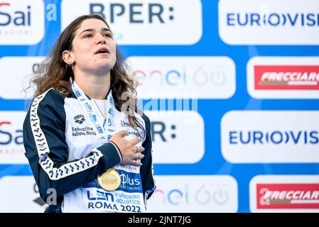 Roma, Italy. 13th Aug, 2022. LIE LIECHTENSTEIN BUCHEL Noemi Katharina ...