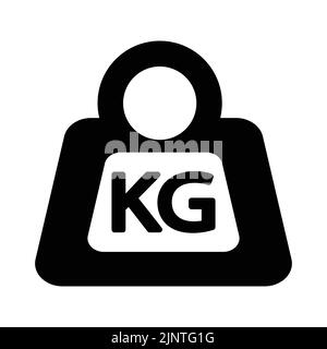 Weight kg sign symbol icon - vector illustration Stock Vector