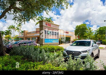 Davie, FL, USA - July 30, 2022: RK Center plaza Davie FL USA Stock Photo