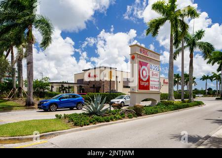 Davie, FL, USA - July 30, 2022: RK Center Lakeside Town Shores Davie Florida Stock Photo