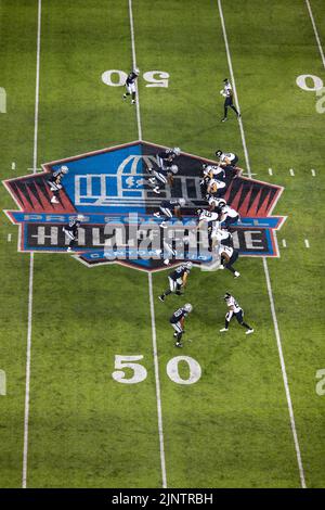 Jacksonville Jaguars running back Mekhi Sargent warms up before the Hall of  Fame exhibition football game, between the Las Vegas Raiders and the  Jacksonville Jaguars in Canton, Ohio, August 4, 2022. (AP