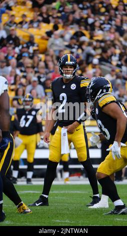 Acrisure Stadium. 13th Aug, 2022. Seahawks helmets during the Pittsburgh  Steelers vs Seattle Seahawks game in Pittsburgh, PA at Acrisure Stadium.  Jason Pohuski/CSM/Alamy Live News Stock Photo - Alamy