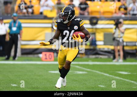 August 21st, 2021: Anthony McFarland Jr. #26 during the Pittsburgh