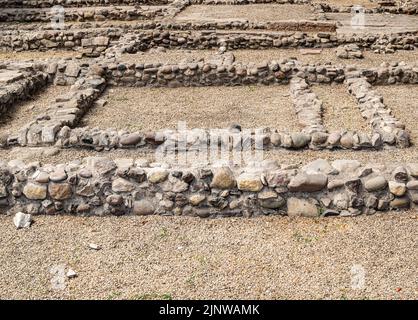 Archaeological Roman ruins in Peschiera del Garda, Veneto, Italy, an important town in roman times – Verona province,northern Italy, europe, Stock Photo