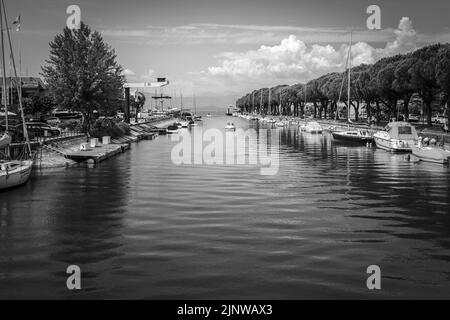 Peschiera del Garda - charming village in beautiful lake Lago di Garda – Verona Province – Veneto region – northern Italy,