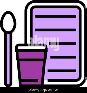plastic microbeads in fish color icon vector illustration Stock Vector ...