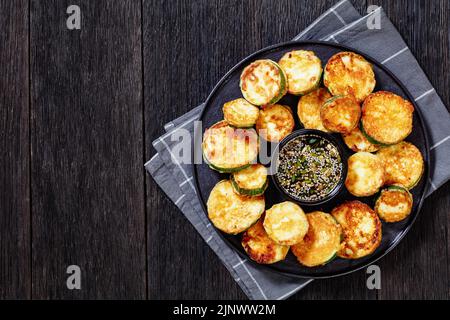 Pan Fried Zucchini (Hobak Jeon)