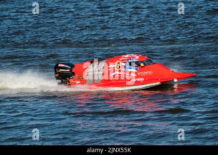 KUPISKIS, LITHUANIA, 13th August 2022 : Powerboats Racing At UIM F2 ...