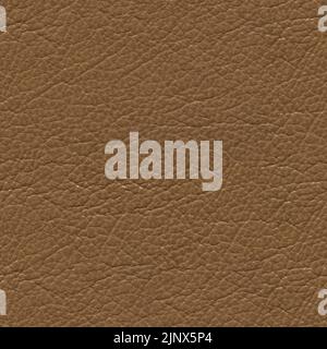 Stylish leather background in brown tone. Seamless square texture. Stock Photo