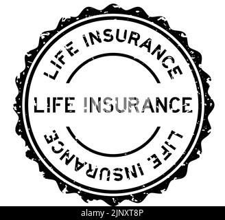 Grunge black insurance word rubber seal stamp on white background Stock ...