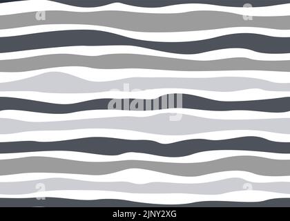 Monochrome line vector seamless pattern. Contemporary collage seamless background. Colorful stripes for fabric design. Stock Vector