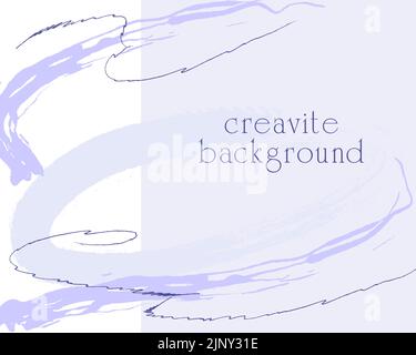 Minimalistic abstract vector illustration in contemporary style. Creative universal template collection for cover, poster, card, invitation, placard, Stock Vector