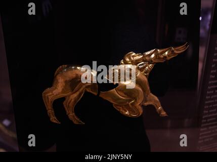 Budapest, Hungary. Artefacts and Interior of Hungarian National Museum - national museum for the history, art and archaeology Stock Photo