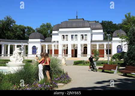 The Casino in the Central Park of Cluj-Napoca, the historic capital of Transylvania, in Romania, East Europe. Stock Photo