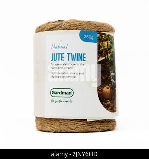 Gardman Jute Twine on a white background Stock Photo