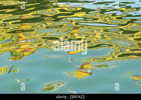 Abstract water surface for background watercolor effect Stock Photo