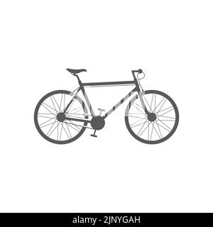 Bicycle vector icon. Bicycle logo concept. Vector illustration. Bike icon Stock Vector