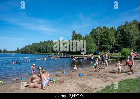 Family bathing sweden hi-res stock photography and images - Alamy