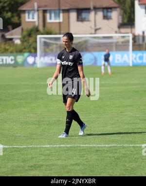 Catford, UK. 14th Aug, 2022. The Oakwood Stadium, Catford, 14 aug 2022 Abbey-Leigh Stringer (WHU) during a friendly game in August 2022 (Bettina Weissensteiner/SPP) Credit: SPP Sport Press Photo. /Alamy Live News Stock Photo