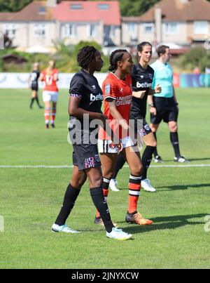 Catford, UK. 14th Aug, 2022. The Oakwood Stadium, Catford, 14 aug 2022 Hawa Cissoko (WHU) during a friendly game in August 2022 (Bettina Weissensteiner/SPP) Credit: SPP Sport Press Photo. /Alamy Live News Stock Photo