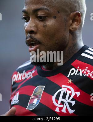 Rio De Janeiro, Brazil. 15th Aug, 2022. RJ - Rio de Janeiro - 08/14/2022 - BRAZILIAN A 2022, FLAMENGO X ATHLETICO-PR - Marinho Flamengo player during a match against Athletico-PR at the Maracana stadium for the Brazilian championship A 2022. Photo: Jorge Rodrigues/AGIF/Sipa USA Credit: Sipa USA/Alamy Live News Stock Photo