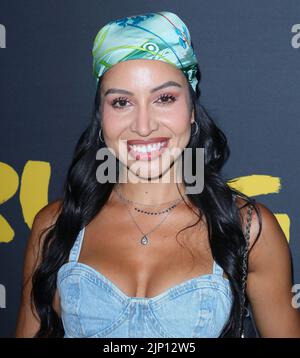 Evelyn Gonzalez arrives at The Red Carpet Premiere of Amazon SPRUNG