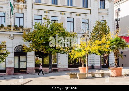 Pecs, Hungary - October 06, 2018: City in Baranya county. The county hall. Stock Photo