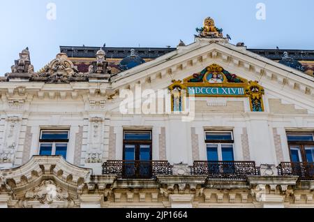 Pecs, Hungary - October 06, 2018: City in Baranya county. The county hall. Stock Photo