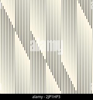Seamless Striped Background. Vector Minimal Pattern. Monochrome Regular Texture Stock Vector