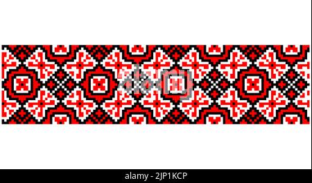 Ukrainian ethnic ornament, seamless pattern. Vector illustration. Slovenian Traditional Pattern Of Ornament. Belarusian pattern. Stock Vector