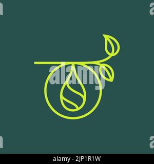 lines art cocoon butterfly logo design Stock Vector