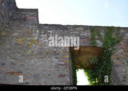 old town Ulmen with the castle ruin above Stock Photo - Alamy