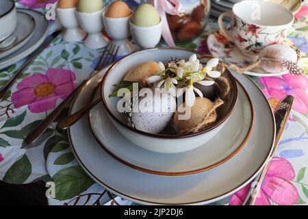 easter, table cover, easters, table covers Stock Photo