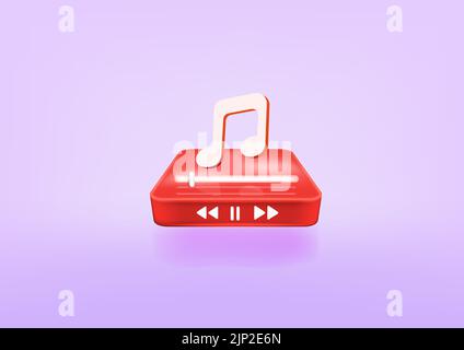 Vector 3d icons in a minimalistic style for the interface of applications and web pages. Stock Vector