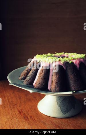 birthday cake, ring cake, birthday cakes Stock Photo