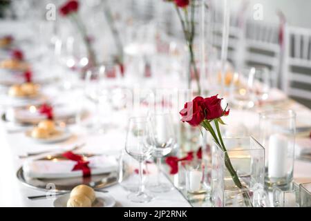table decoration, festive, table cover, table decorations, festives, table covers Stock Photo