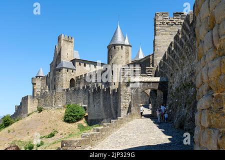 Citie de Carcassonne in France. Stock Photo