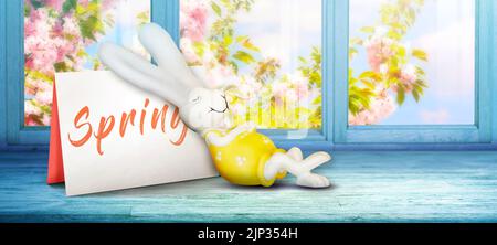 easter, easter bunny, spring, easters, easter bunnies Stock Photo