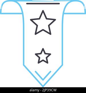 best sellers line icon, outline symbol, vector illustration, concept sign Stock Vector
