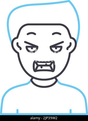 Doodle Style Isolated Angry Emoticon Face On White Background Vector, Face  Drawing, Cheerful, Negative PNG and Vector with Transparent Background for  Free Download