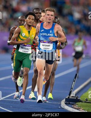 Andrew Butchart of Scotland competing in the men's 10,000m final at the Commonwealth Games at Alexander Stadium, Birmingham, England, on 2nd August, 2 Stock Photo