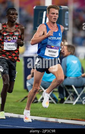 Andrew Butchart of Scotland competing in the men's 10,000m final at the Commonwealth Games at Alexander Stadium, Birmingham, England, on 2nd August, 2 Stock Photo