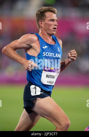 Andrew Butchart of Scotland competing in the men's 10,000m final at the Commonwealth Games at Alexander Stadium, Birmingham, England, on 2nd August, 2 Stock Photo