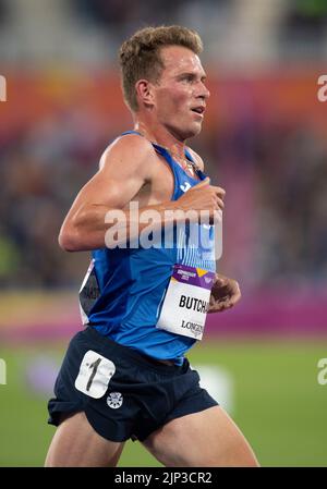 Andrew Butchart of Scotland competing in the men's 10,000m final at the Commonwealth Games at Alexander Stadium, Birmingham, England, on 2nd August, 2 Stock Photo