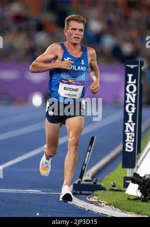 Andrew Butchart of Scotland competing in the men's 10,000m final at the Commonwealth Games at Alexander Stadium, Birmingham, England, on 2nd August, 2 Stock Photo